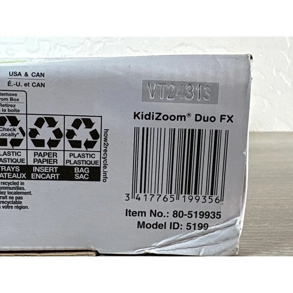 VTech KidiZoom Duo‎ FX Pink Kids Digital Camera 8MP Dual Lens New Box Wear